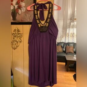 Women’s purple summer dress